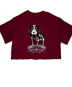 Arm The Animals Cut Crop Tees Women's | Hound Alebrije | Cut Tee