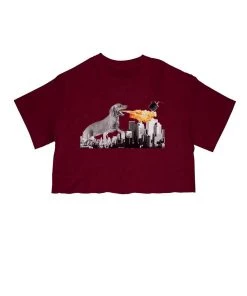 Arm The Animals Women's | Dogzilla | Cut Tee Cut Crop Tees