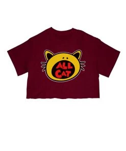 Arm The Animals Women's | All Cat | Cut Tee Cut Crop Tees