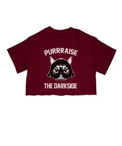 Arm The Animals Cut Crop Tees Women's | Purraise The Darkside | Cut Tee