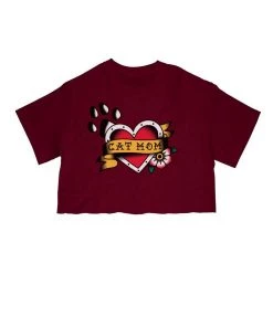 Arm The Animals Women's | Tattoo Cat Mom | Cut Tee