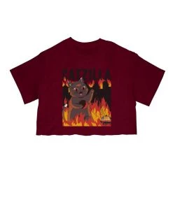 Arm The Animals Cut Crop Tees Women's | Catzilla | Cut Tee