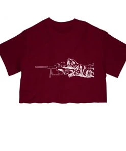 Arm The Animals Cut Crop Tees Women's | Scout Snipurr | Cut Tee