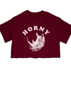 Arm The Animals Cut Crop Tees Women's | Horny Rhino | Cut Tee