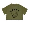 Arm The Animals Cut Crop Tees Women's | Horny Rhino | Cut Tee