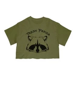 Arm The Animals Women's | Trash Panda | Cut Tee Cut Crop Tees