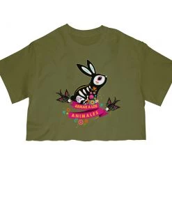 Arm The Animals Women's | Bunny Alebrije | Cut Tee