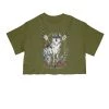 Arm The Animals Cut Crop Tees Women's | Ridgeline Wolf | Cut Tee