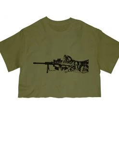 Arm The Animals Cut Crop Tees Women's | Scout Snipurr | Cut Tee