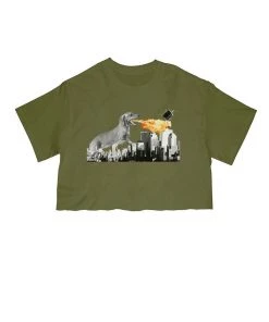 Arm The Animals Women's | Dogzilla | Cut Tee Cut Crop Tees