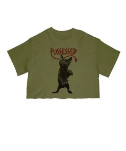 Arm The Animals Women's | Pussessed | Cut Tee Cut Crop Tees