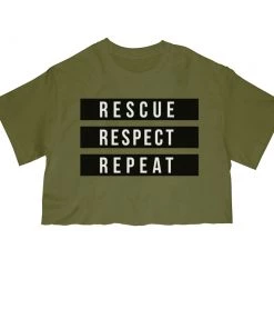 Arm The Animals Cut Crop Tees Women's | The 3 Rs | Cut Tee