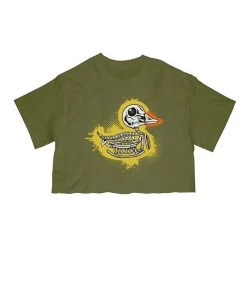 Arm The Animals Women's | Bad To The Bone Duck | Cut Tee