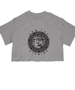 Arm The Animals Cut Crop Tees Women's | King Of The Jungle | Cut Tee