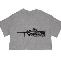 Arm The Animals Cut Crop Tees Women's | Scout Snipurr | Cut Tee