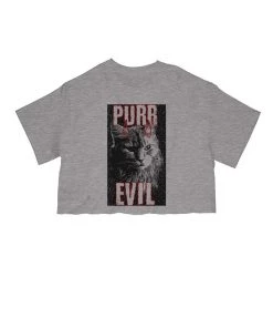 Arm The Animals Women's | Purr Evil | Cut Tee