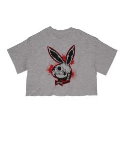 Arm The Animals Women's | Bad To The Bone Bunny | Cut Tee Cut Crop Tees