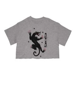 Arm The Animals Women's | Tattoo Black Panther | Cut Tee Cut Crop Tees