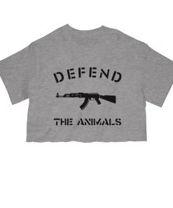 Arm The Animals Women's | Defend The Animals | Cut Tee Cut Crop Tees