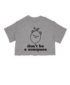 Arm The Animals Cut Crop Tees Women's | Sour Puss | Cut Tee