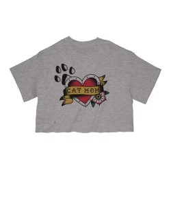 Arm The Animals Women's | Tattoo Cat Mom | Cut Tee