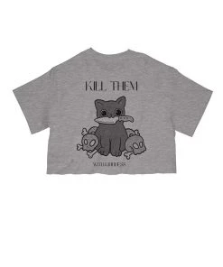 Arm The Animals Cut Crop Tees Women's | Kill Them, With Kindness | Cut Tee