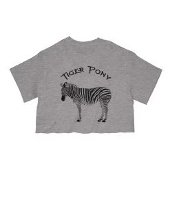Arm The Animals Cut Crop Tees Women's | Tiger Pony | Cut Tee
