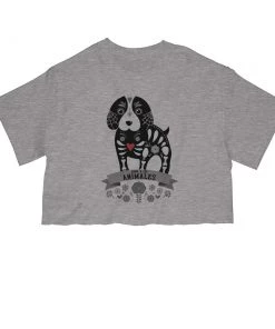 Arm The Animals Cut Crop Tees Women's | Hound Alebrije | Cut Tee