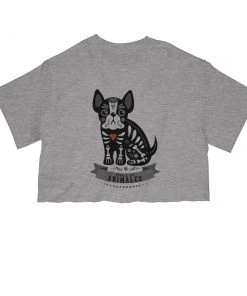 Arm The Animals Cut Crop Tees Women's | Frenchie Alebrije | Cut Tee