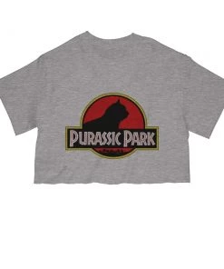Arm The Animals Women's | Purassic Park | Cut Tee Cut Crop Tees