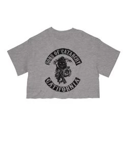 Arm The Animals Women's | Sons Of Catarchy | Cut Tee Cut Crop Tees