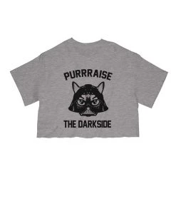 Arm The Animals Cut Crop Tees Women's | Purraise The Darkside | Cut Tee