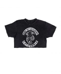 Arm The Animals Women's | Sons Of Catarchy | Cut Tee Cut Crop Tees