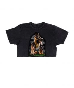 Arm The Animals Cut Crop Tees Women's | German Shepard | Cut Tee