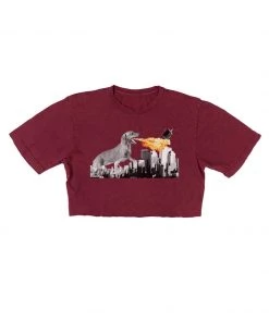 Arm The Animals Women's | Dogzilla | Cut Tee Cut Crop Tees
