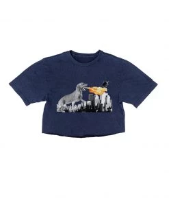 Arm The Animals Women's | Dogzilla | Cut Tee Cut Crop Tees