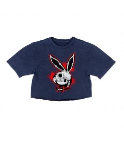 Arm The Animals Women's | Bad To The Bone Bunny | Cut Tee Cut Crop Tees