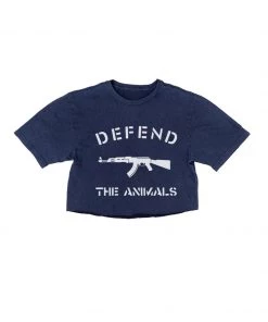 Arm The Animals Women's | Defend The Animals | Cut Tee Cut Crop Tees