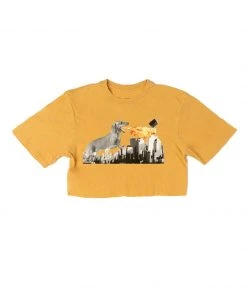 Arm The Animals Women's | Dogzilla | Cut Tee Cut Crop Tees