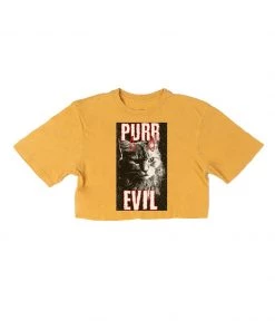 Arm The Animals Women's | Purr Evil | Cut Tee