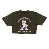Arm The Animals Women's | Rage Kitty | Cut Tee Cut Crop Tees