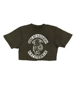 Arm The Animals Women's | Sons Of Catarchy | Cut Tee Cut Crop Tees