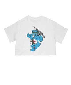 Arm The Animals Cut Crop Tees Women's | Bambo First Blood | Cut Tee