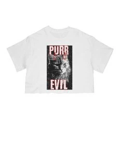 Arm The Animals Women's | Purr Evil | Cut Tee