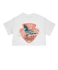 Arm The Animals Cut Crop Tees Women's | Howl | Cut Tee