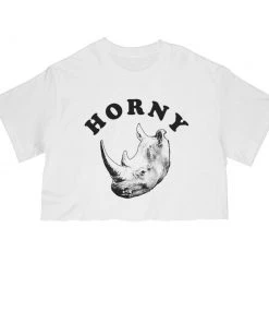 Arm The Animals Cut Crop Tees Women's | Horny Rhino | Cut Tee