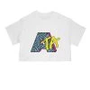 Arm The Animals Women's | Retro Logo | Cut Tee Cut Crop Tees