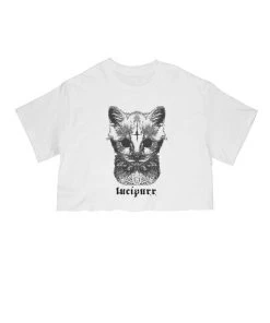 Arm The Animals Cut Crop Tees Women's | Lucipurr | Cut Tee