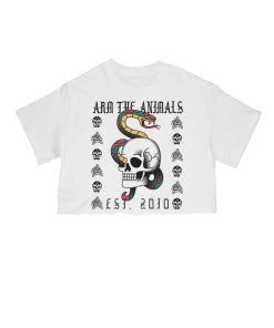 Arm The Animals Women's | Tattoo Snake | Cut Tee