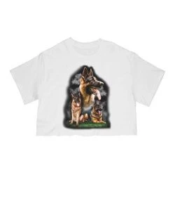 Arm The Animals Cut Crop Tees Women's | German Shepard | Cut Tee